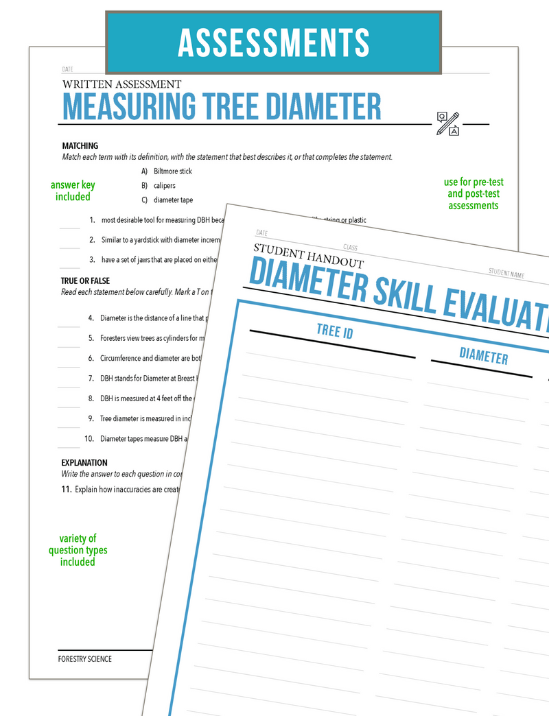 Load image into Gallery viewer, CCFOR10.2 Measuring Tree Diameter, Forestry Complete Curriculum
