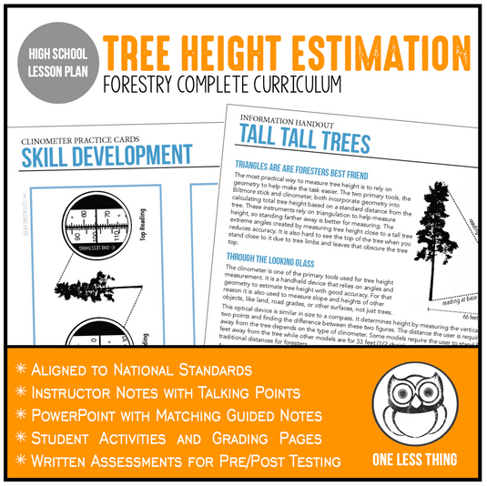 CCFOR10.3 Tree Height Estimation, Forestry Complete Curriculum