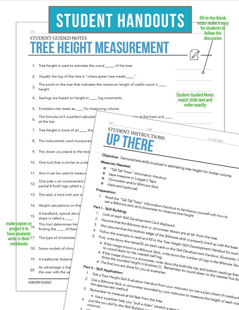 Load image into Gallery viewer, CCFOR10.3 Tree Height Estimation, Forestry Complete Curriculum
