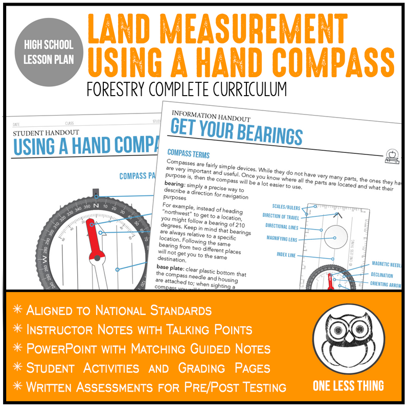 Load image into Gallery viewer, CCFOR11.1 Land Measurement with a Compass, Forestry Complete Curriculum
