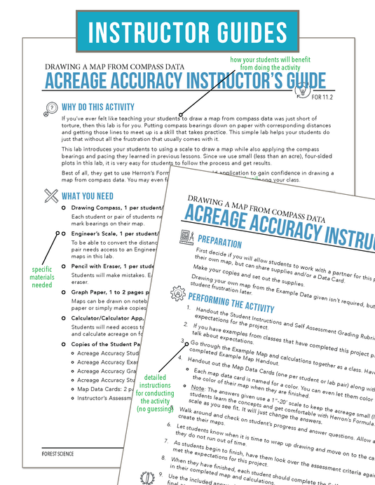 CCFOR11.2 Drawing a Map from Compass Data, Forestry Complete Curriculum