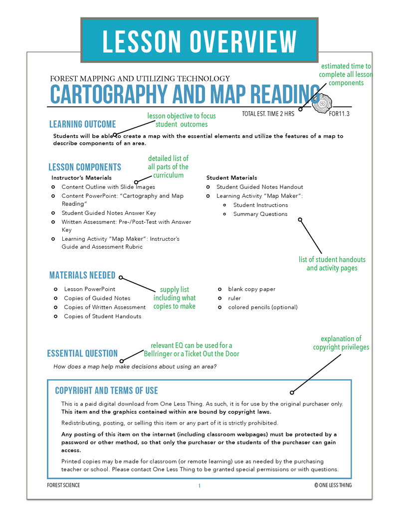 Load image into Gallery viewer, CCFOR11.3 Cartography and Map Reading, Forestry Complete Curriculum
