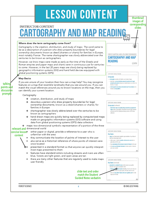 CCFOR11.3 Cartography and Map Reading, Forestry Complete Curriculum