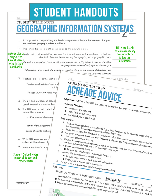 CCFOR11.4 Geographic Information Systems, Forestry Complete Curriculum