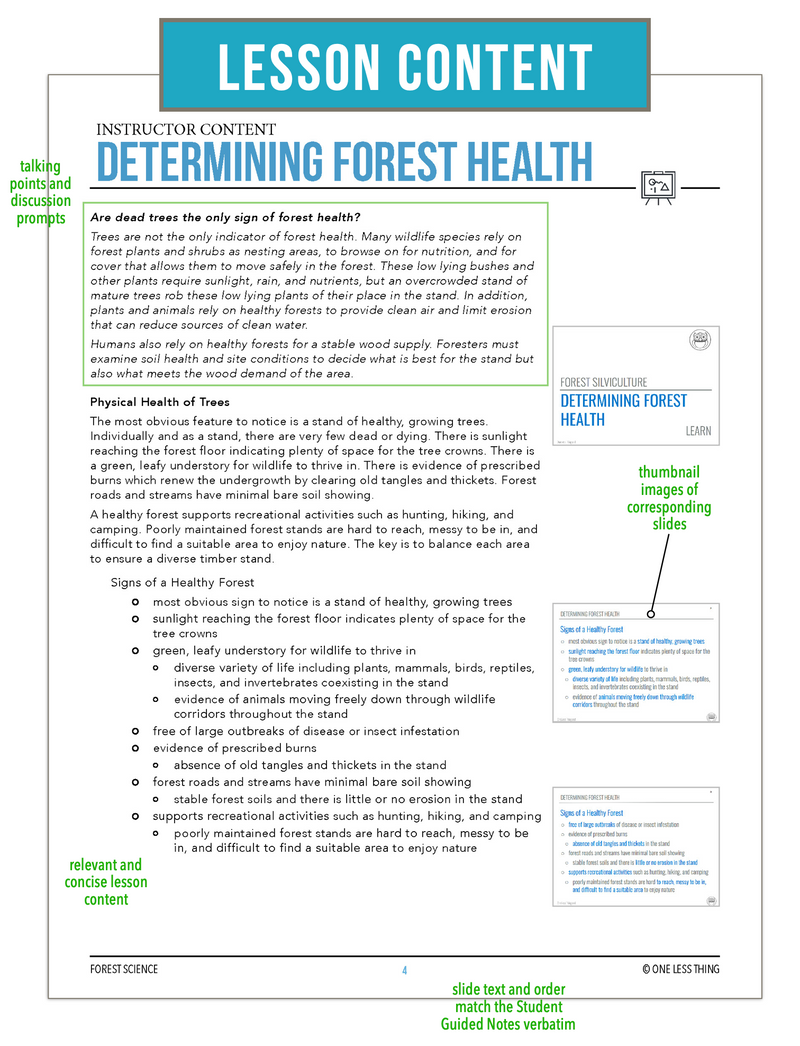 Load image into Gallery viewer, CCFOR12.1 Determining Forest Health, Forestry Complete Curriculum
