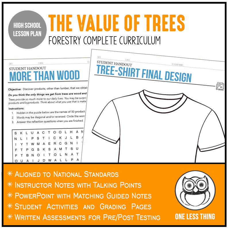 Load image into Gallery viewer, CCFOR02.1 Value of Trees, Forestry Complete Curriculum
