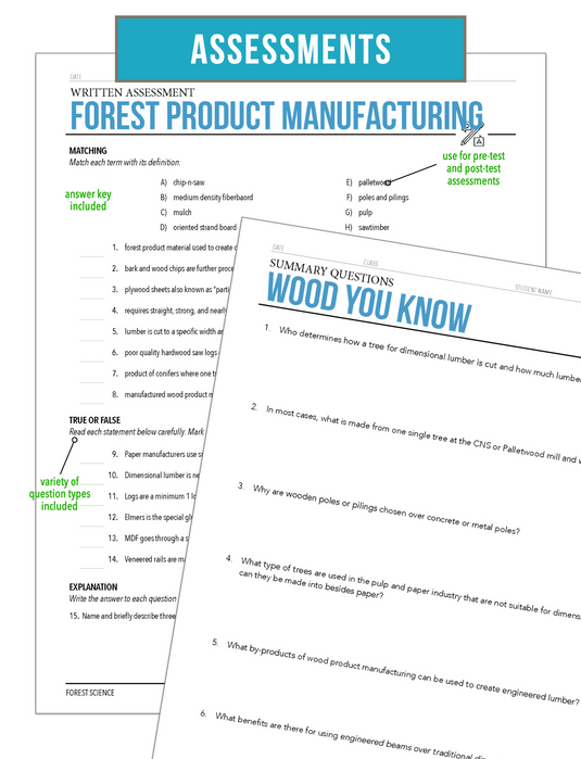 CCFOR02.2 Forest Product Manufacturing, Forestry Complete Curriculum