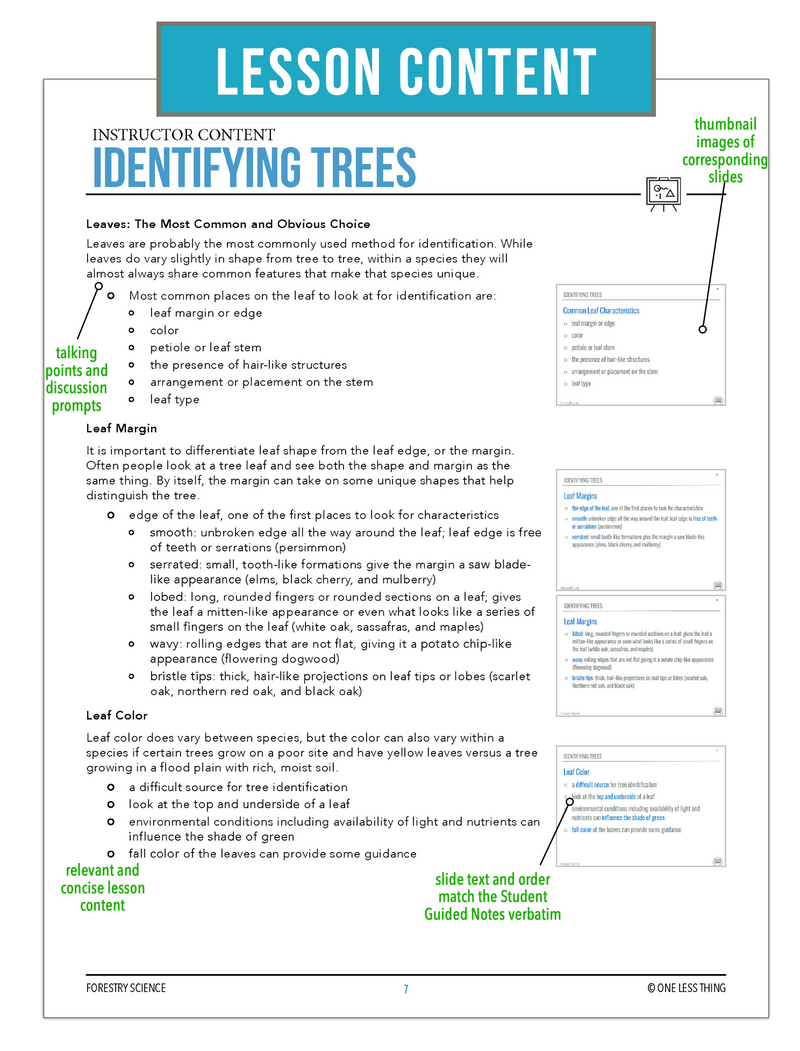 Load image into Gallery viewer, CCFOR03.2 Identifying Trees, Forestry Complete Curriculum
