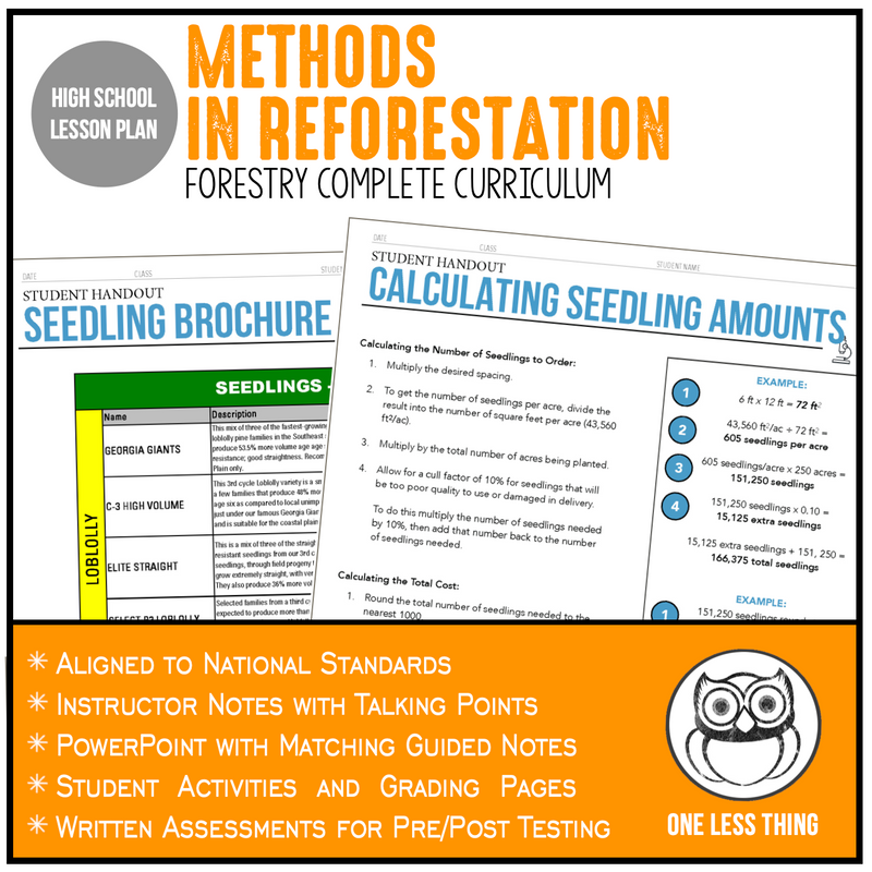 Load image into Gallery viewer, CCFOR05.1 Methods in Reforestation, Forestry Complete Curriculum
