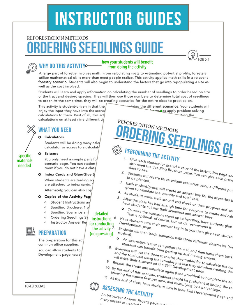 Load image into Gallery viewer, CCFOR05.1 Methods in Reforestation, Forestry Complete Curriculum
