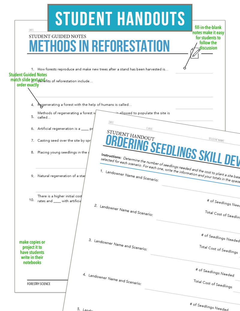 Load image into Gallery viewer, CCFOR05.1 Methods in Reforestation, Forestry Complete Curriculum
