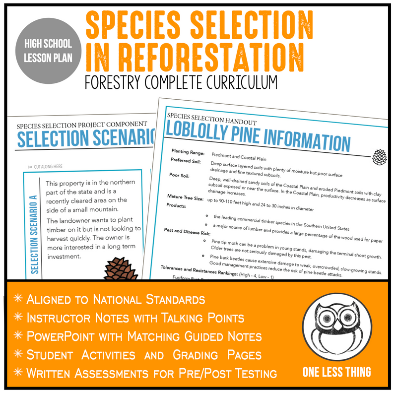 Load image into Gallery viewer, CCFOR05.2 Species Selection, Forestry Complete Curriculum
