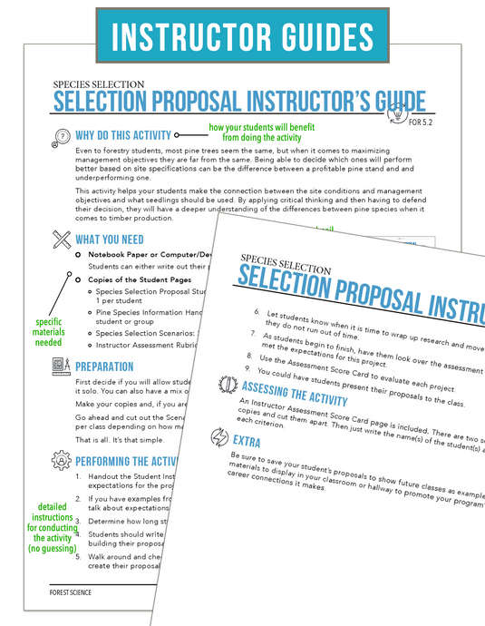 CCFOR05.2 Species Selection, Forestry Complete Curriculum