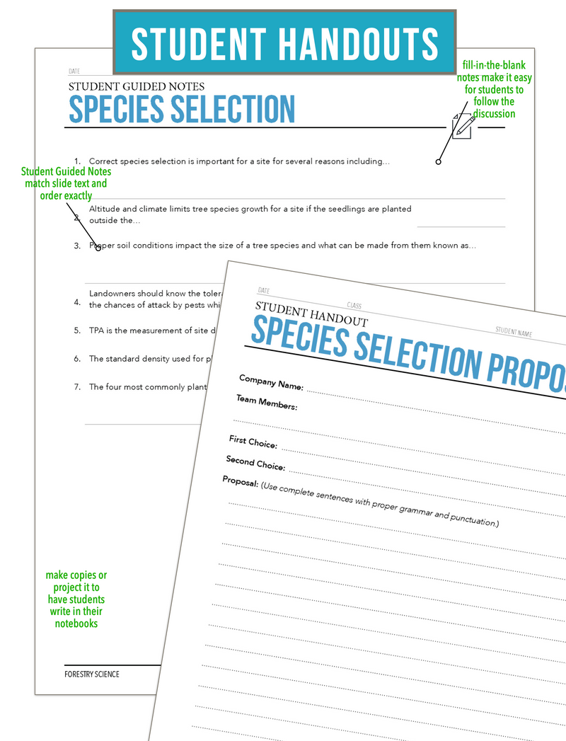 Load image into Gallery viewer, CCFOR05.2 Species Selection, Forestry Complete Curriculum
