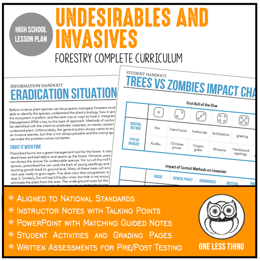 CCFOR06.1 Undesirables and Invasives, Forestry Complete Curriculum