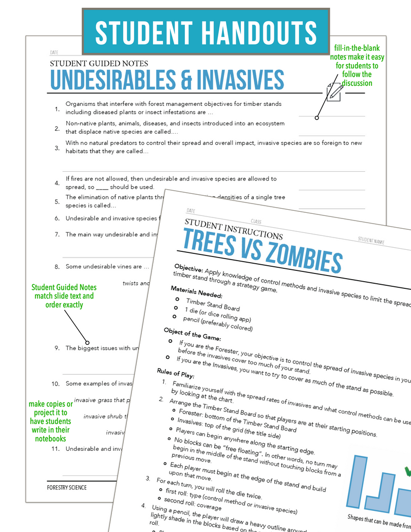 Load image into Gallery viewer, CCFOR06.1 Undesirables and Invasives, Forestry Complete Curriculum
