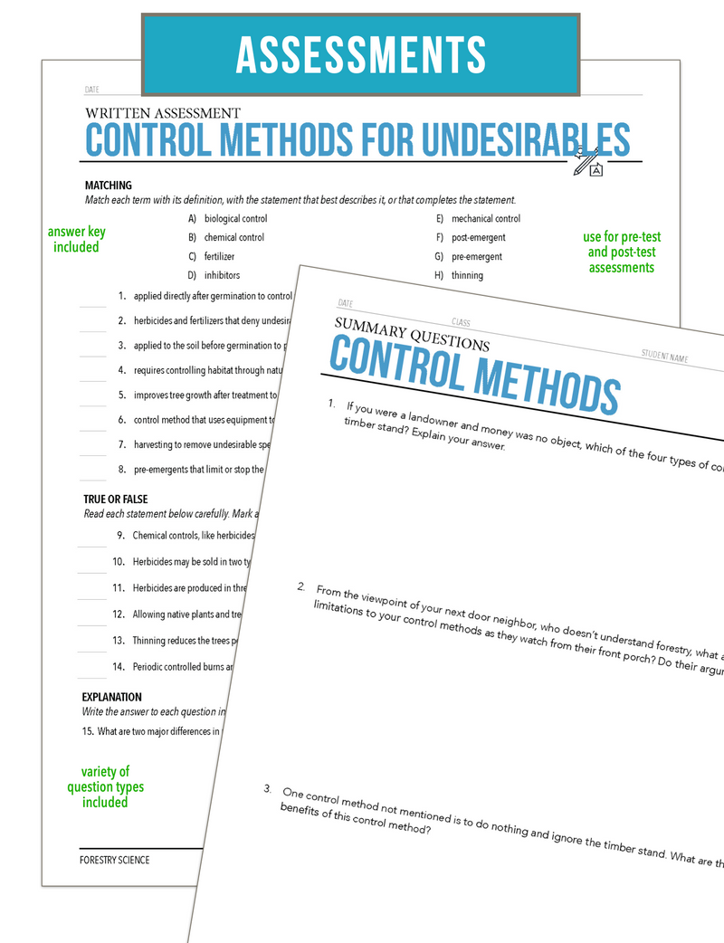 Load image into Gallery viewer, CCFOR06.2 Control Methods for Undesirables, Forestry Complete Curriculum
