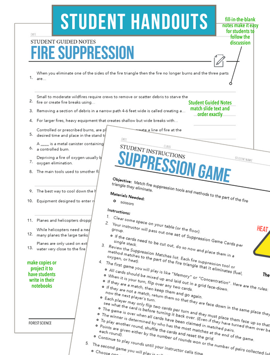 CCFOR07.3 Fire Suppression, Forestry Complete Curriculum