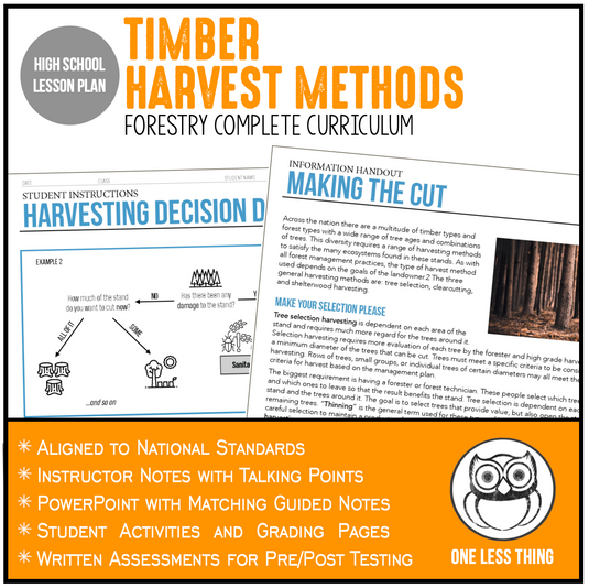 CCFOR09.2 Timber Harvest Methods, Forestry Complete Curriculum