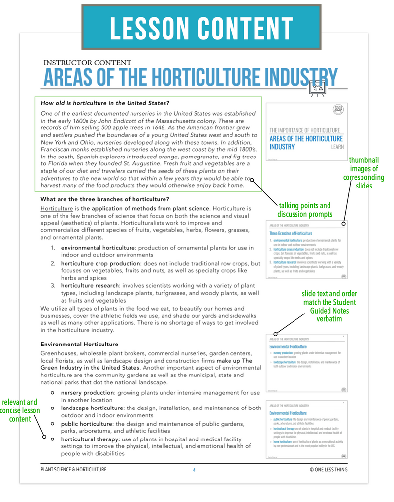 Load image into Gallery viewer, CCPLT02.1 Areas of the Horticulture Industry, Plant Science Complete Curriculum
