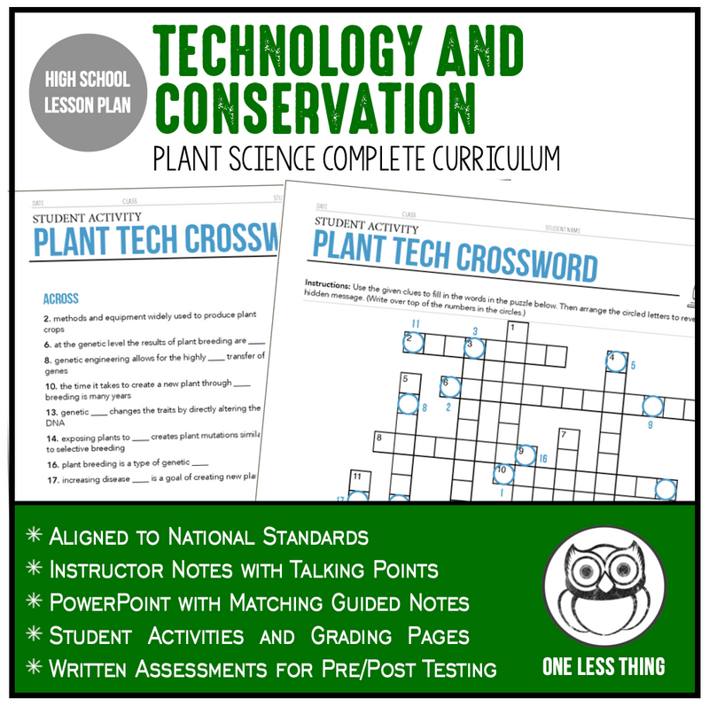 Load image into Gallery viewer, CCPLT02.3 Technology and Conservation, Plant Science Complete Curriculum
