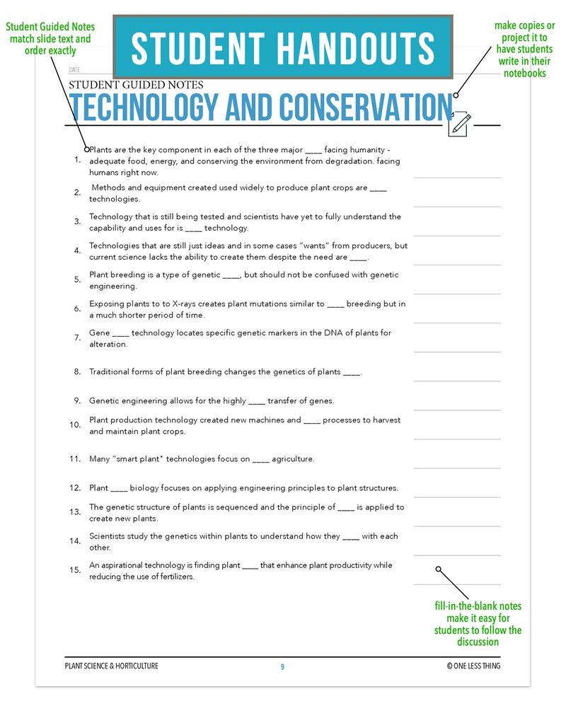 Load image into Gallery viewer, CCPLT02.3 Technology and Conservation, Plant Science Complete Curriculum
