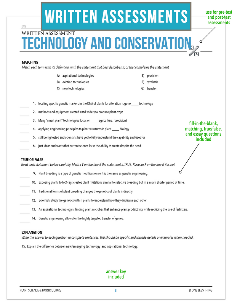 Load image into Gallery viewer, CCPLT02.3 Technology and Conservation, Plant Science Complete Curriculum
