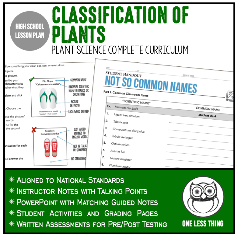 Load image into Gallery viewer, CCPLT03.3 Classification of Plants, Plant Science Complete Curriculum
