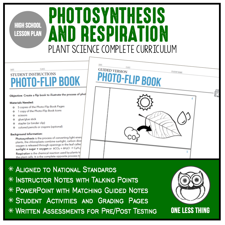 Load image into Gallery viewer, CCPLT04.3 Photosynthesis and Respiration, Plant Science Complete Curriculum
