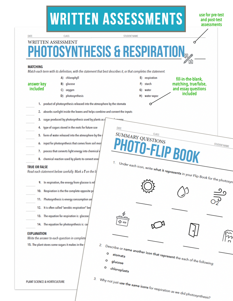 Load image into Gallery viewer, CCPLT04.3 Photosynthesis and Respiration, Plant Science Complete Curriculum
