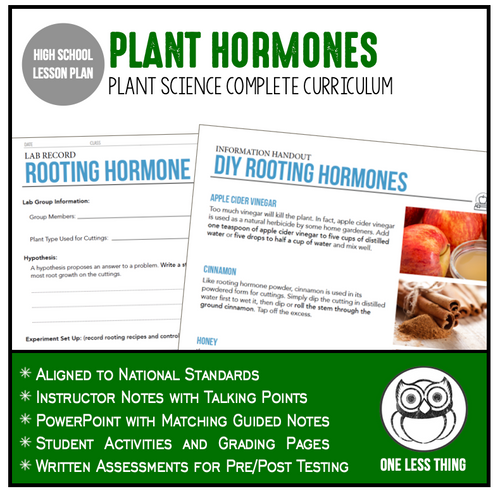 CCPLT04.4 Plant Hormones, Plant Science Complete Curriculum