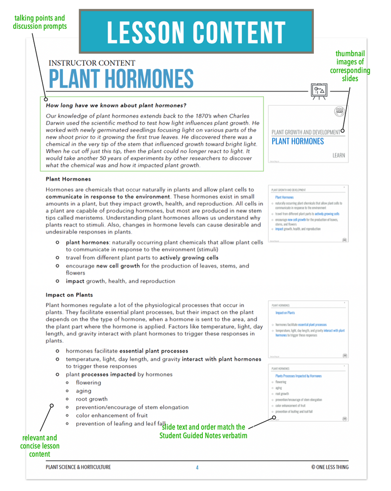 Load image into Gallery viewer, CCPLT04.4 Plant Hormones, Plant Science Complete Curriculum
