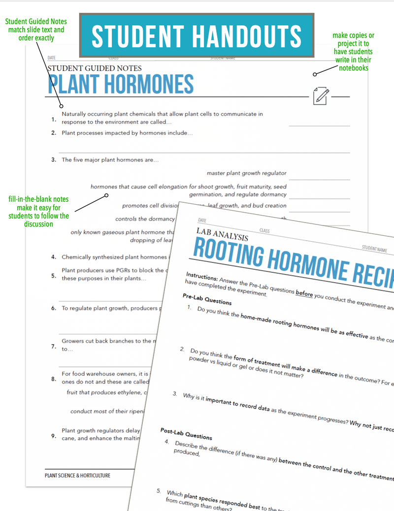 Load image into Gallery viewer, CCPLT04.4 Plant Hormones, Plant Science Complete Curriculum
