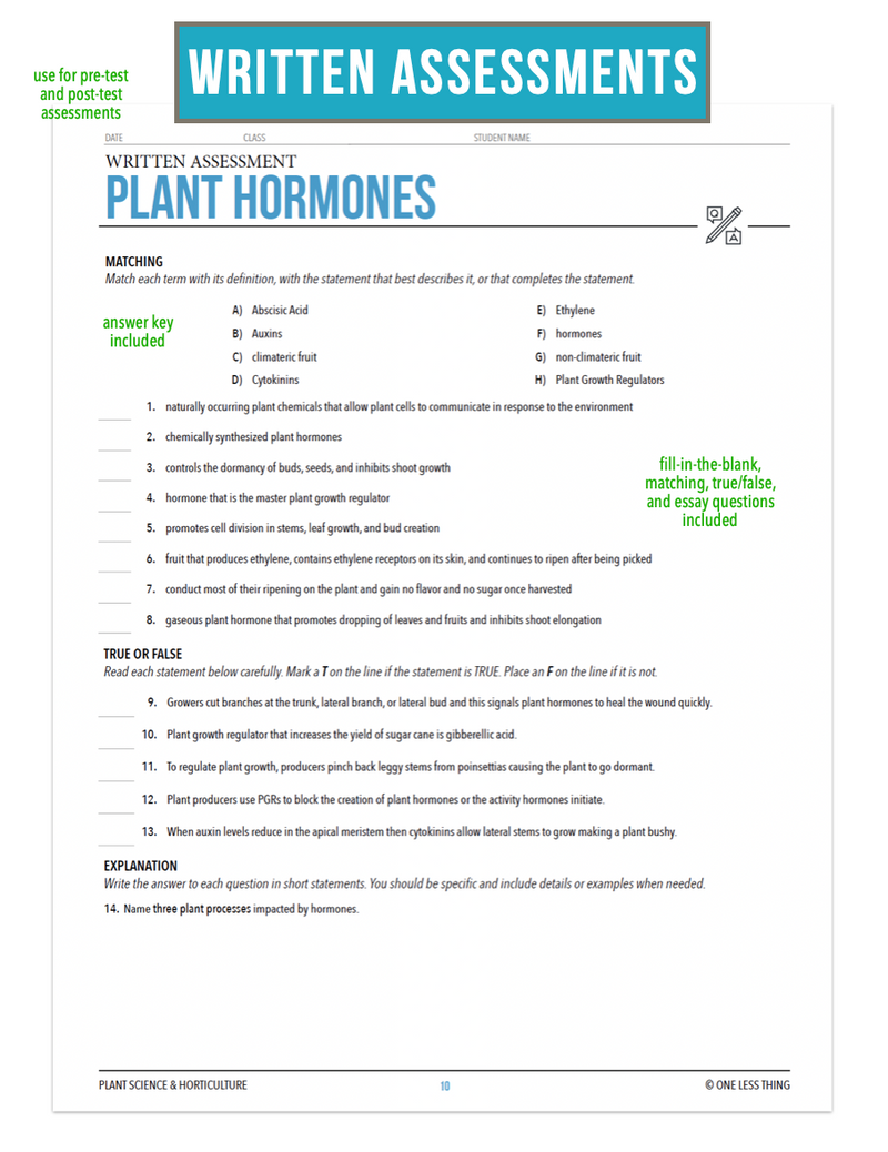 Load image into Gallery viewer, CCPLT04.4 Plant Hormones, Plant Science Complete Curriculum
