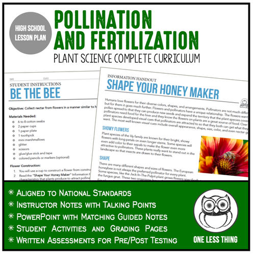 CCPLT05.1 Pollination and Fertilization, Plant Science Complete Curriculum