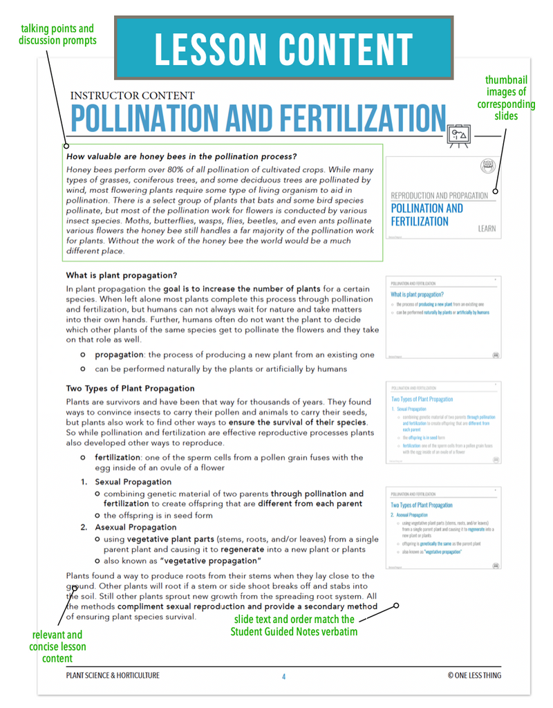 Load image into Gallery viewer, CCPLT05.1 Pollination and Fertilization, Plant Science Complete Curriculum
