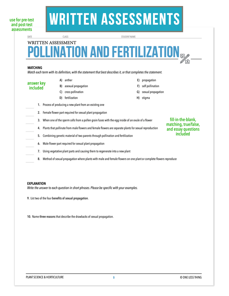 Load image into Gallery viewer, CCPLT05.1 Pollination and Fertilization, Plant Science Complete Curriculum
