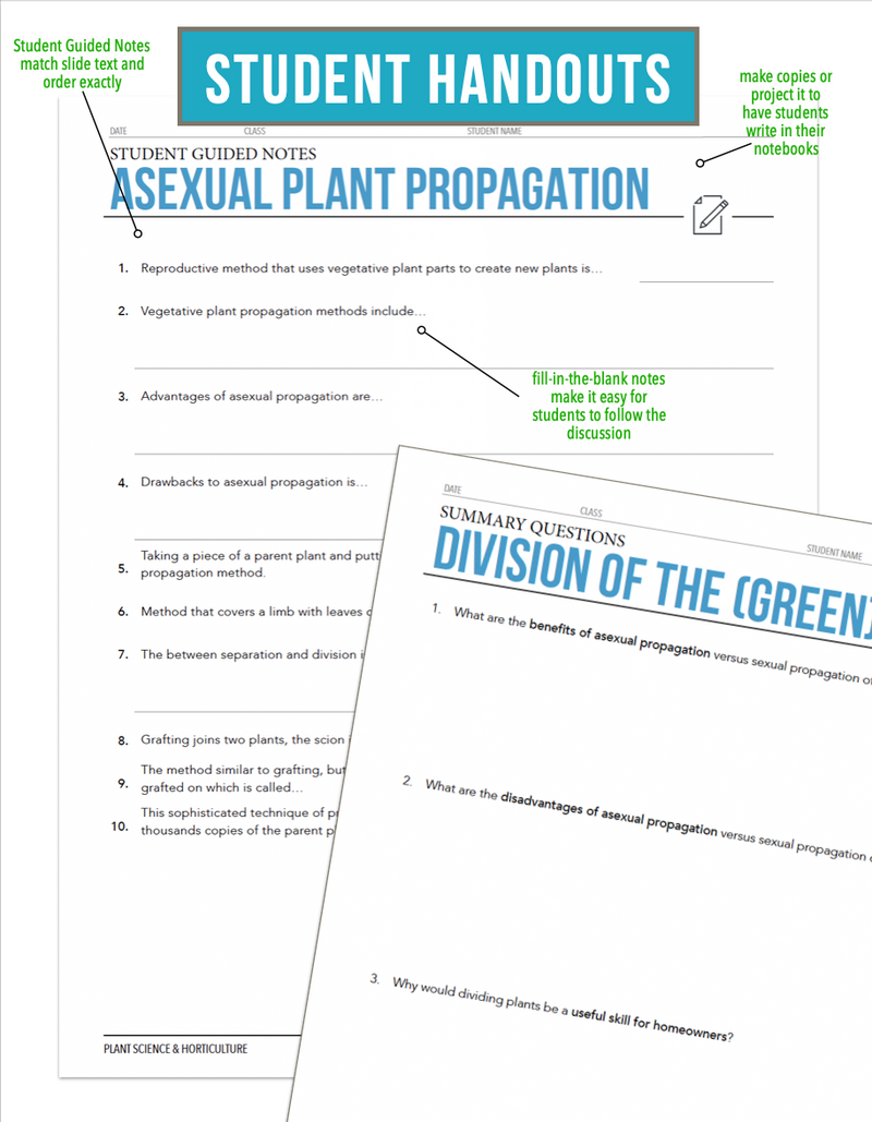 Load image into Gallery viewer, CCPLT05.2 Asexual Plant Propagation, Plant Science Complete Curriculum
