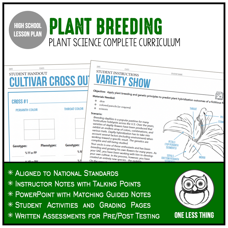 Load image into Gallery viewer, CCPLT05.3 Plant Breeding, Plant Science Complete Curriculum
