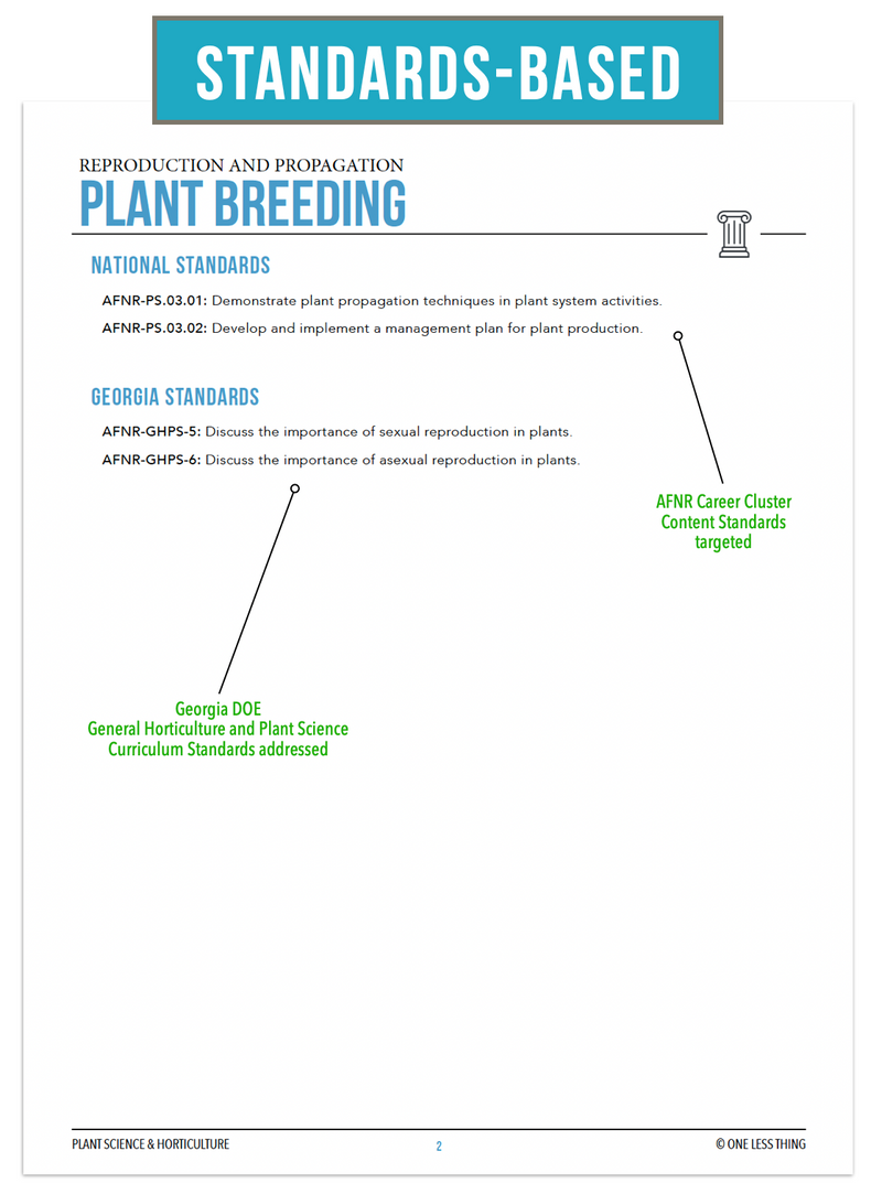 Load image into Gallery viewer, CCPLT05.3 Plant Breeding, Plant Science Complete Curriculum
