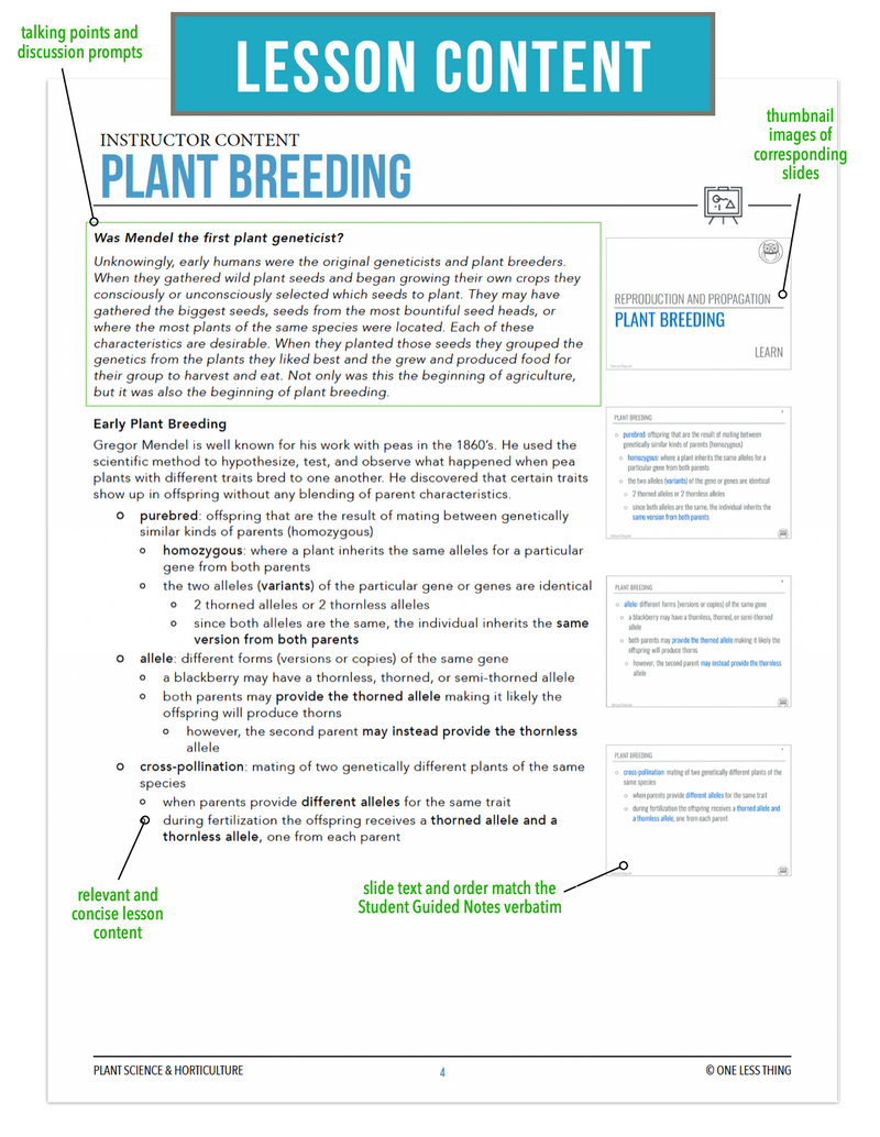 Load image into Gallery viewer, CCPLT05.3 Plant Breeding, Plant Science Complete Curriculum
