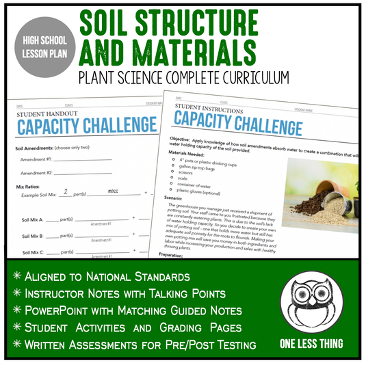 CCPLT06.1 Soil Structure and Materials, Plant Science Complete Curriculum