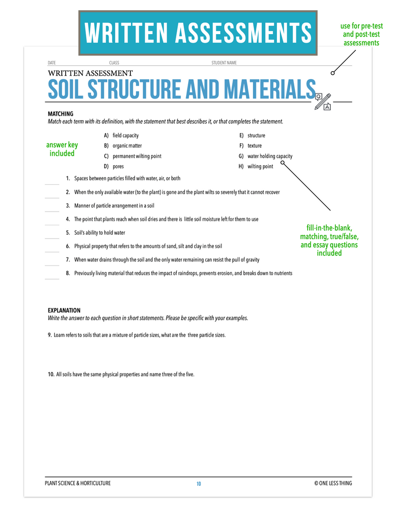 Load image into Gallery viewer, CCPLT06.1 Soil Structure and Materials, Plant Science Complete Curriculum
