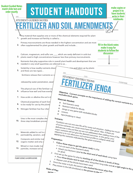 CCPLT06.2 Fertilizer and Soil Amendments, Plant Science Complete Curriculum