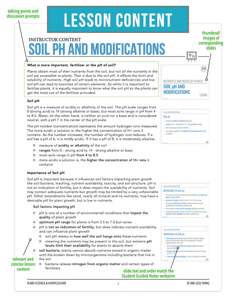 Load image into Gallery viewer, CCPLT07.3 Soil pH and Modifications, Plant Science Complete Curriculum
