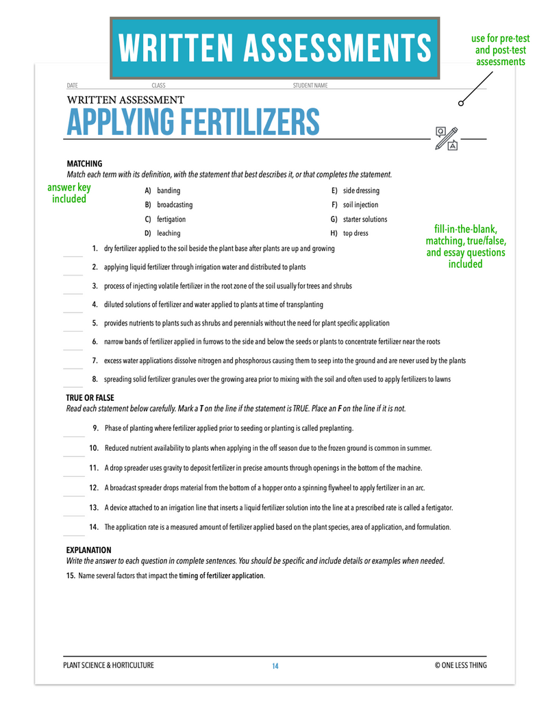 Load image into Gallery viewer, CCPLT08.3 Applying Fertilizers, Plant Science Complete Curriculum
