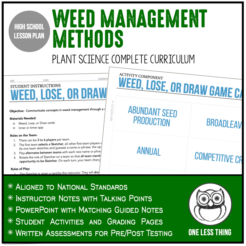 Load image into Gallery viewer, CCPLT09.2 Weed Management Methods, Plant Science Complete Curriculum
