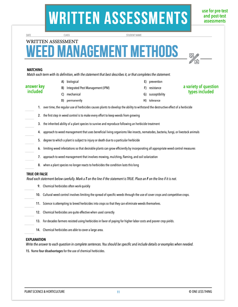 Load image into Gallery viewer, CCPLT09.2 Weed Management Methods, Plant Science Complete Curriculum
