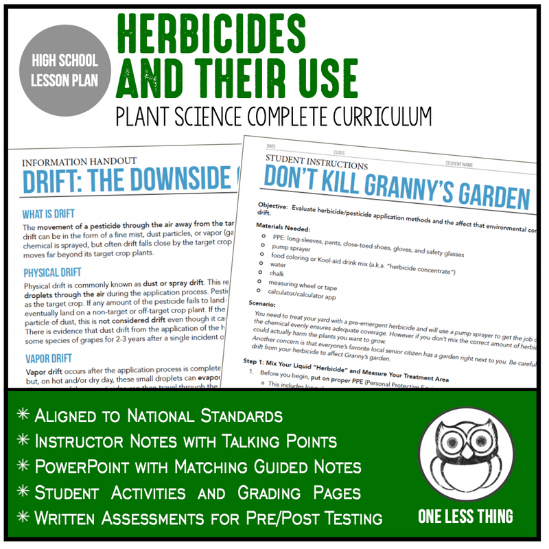 Load image into Gallery viewer, CCPLT09.3 Herbicides and Their Use, Plant Science Complete Curriculum
