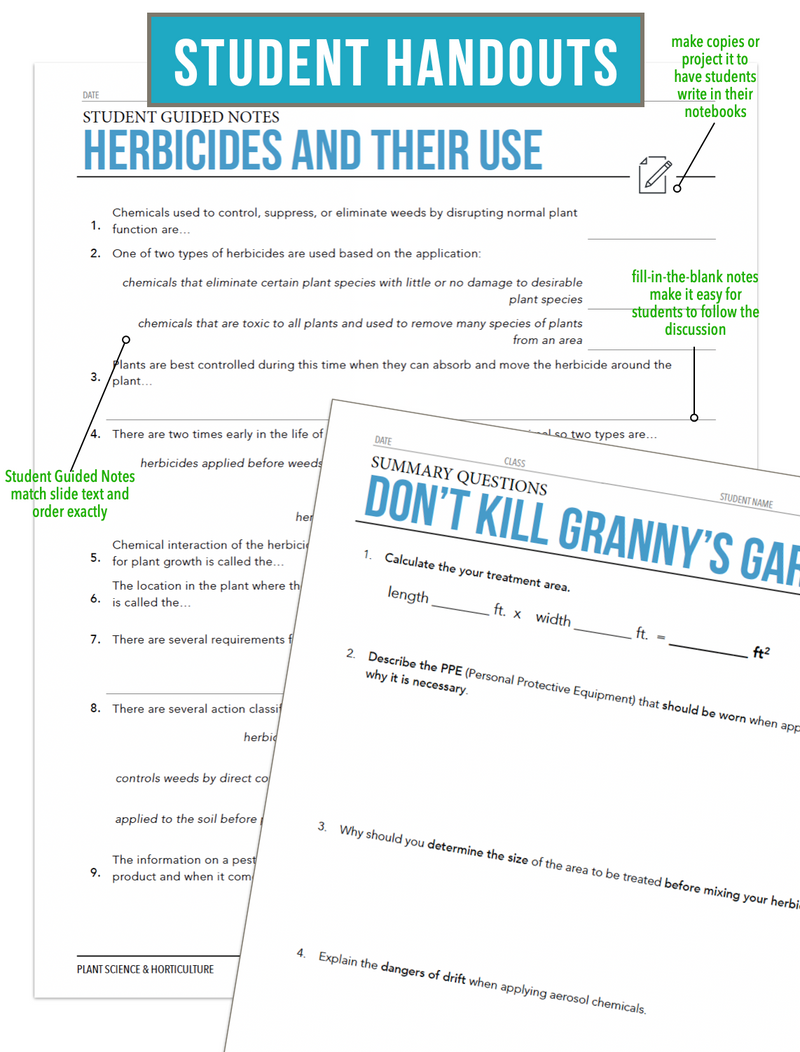 Load image into Gallery viewer, CCPLT09.3 Herbicides and Their Use, Plant Science Complete Curriculum
